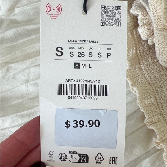 Zara Cream Two-Piece Set - never worn! - Picture 5 of 6